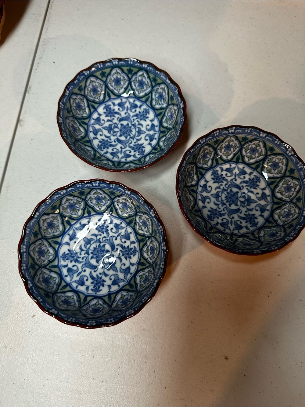 Set of 3 Vintage Japanese Bowls